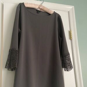 Ladies blouse in dark grey.